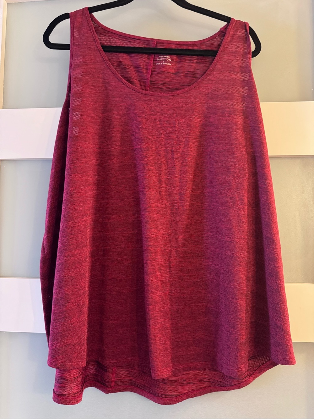 Maurices Red Berry Scoop Neck Tank